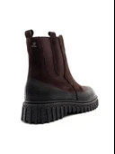 Venüs 2452605K Kadın Hakiki Deri Kalın Taban Nubuk Chelsea Bot - 3