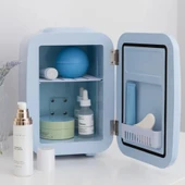 JON-MINI BUZDOLABI TASINABILIR RETRO MAVI 4 LT - 2