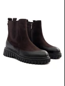 Venüs 2452605K Kadın Hakiki Deri Kalın Taban Nubuk Chelsea Bot - 2