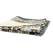 Hediyelik Tafta Seccade Siyah-Gold 68x110 cm - 200 gr - 5