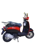 Falcon Turtle 50 Benzinli Scooter - Siyah/Kırmızı - 3