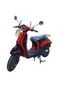 Falcon Turtle 50 Benzinli Scooter - Siyah/Kırmızı - 1
