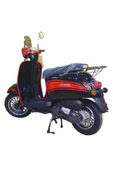 Falcon Turtle 50 Benzinli Scooter - Siyah/Kırmızı - 5