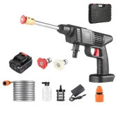 48v Şarjlı Çift Bataryalı Taşınabilir Basınçlı Oto Yıkama Bahçe Sulama Sı thumbnail 4