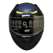 MTS M-201 SNAKE FULL FACE KASK MISION BLUE - 1