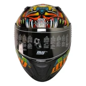 MTS M-801 SNAKE FULL FACE KASK AZURE - 1
