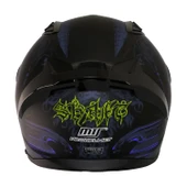 MTS M-201 SNAKE FULL FACE KASK MISION BLUE - 3