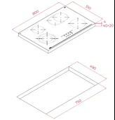 112540009-Teka TBB 84350 TTC BK Vitroseramik Ocak thumbnail 2