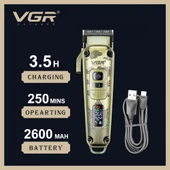 VGR V-005 Profesyonel Saç Kesme ve Tıraş Makinesi - Renkli Taraklı Tam Set! - 2