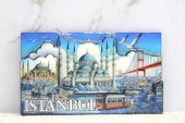 Ahşap İstanbul Temalı Magnet Alk4362 - 1