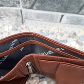 Hakiki Deri Erkek Bozuk Para Gözlü Taba Mini Cüzdan gvn-0131 - 5