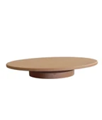 Mdf Dekoratif Yuvarlak Dönen Sunum Standı, Sunumluk - 2