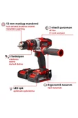 Einhell TE-CD 18/48 Li-i Çift Akülü 2 Ah Darbeli Matkap thumbnail 2
