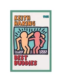 Keith Haring   Best Buddies (En İyi Dostlar) Pop Art Hediye Not Kartı & Kartpostal  10x15 cm - 1