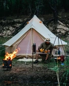 CAMPOUT BÜYÜK KAMP ÇADIRI 4 MT - 1