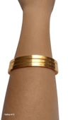 Altın Renk 3 Adet Kalın Ajda Bilezik, Bileklik - 3