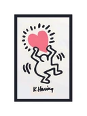 Keith Haring  Aşk Sevgi Birlik ve Umut Temalı Pop Art Hediye Kartı & Kartpostal  10x15 cm - 1