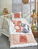 Komfort Home Ranforce Bebek Yorgan Seti %100 Pamuk / V16 - 1