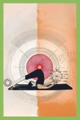 Hareket ve Denge  Yoga & Spor Konseptli Dekoratif Tasarım Hediye Not Kartlar  10x15 cm - 1