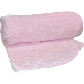 Özdilek Embos Peluş Bebek Battaniyesi 100 X 120 Pembe 2415 - 1