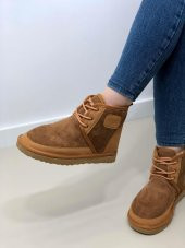 ODİLE TABA SÜET KADIN PELUŞ BOT - 3