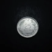 Escoines Koleksiyon 39963687afda069a53 1964 Akmonital 25Kuruş Eski Madeni Para thumbnail 2