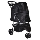 Zampa TriBoro Siyah Kedi-Köpek Arabası (SP03P-B) thumbnail 1