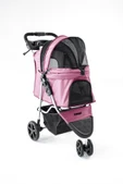 Zampa TriBoro Pembe Kedi-Köpek Arabası (SP03P-P)| Katlanabilir, Süspansiyonlu ve Fonksiyonel Tasarım thumbnail 1