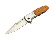 Böker DA27 Kamp Çakı 20,5 cm - Manuel, Kemerlikli, Ahşap Sap - 1