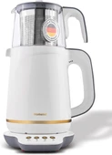 Homend Royaltea 1760H Konuşan Çay Makinesi Plastik Krem Gold - 1