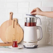 Homend Royaltea 1760H Konuşan Çay Makinesi Plastik Krem Gold - 2