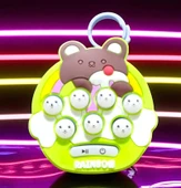 YÜKSEK KALİTE MİNİ YEŞİL POPİT YENİ NESİL ANAHTARLIKLI POPİT OYUNCAK POPİT SESLİ LED IŞIKLI POPİT thumbnail 1