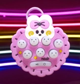 YÜKSEK KALİTE MİNİ MOR POPİT YENİ NESİL ANAHTARLIKLI MOR POPİT OYUNCAK POPİT SESLİ LED IŞIKLI POPİT thumbnail 1