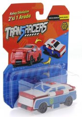 Transracers Dönüşen Araçlar Polis Arabası / Spor Araba - 2