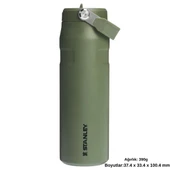 Stanley The IceFlow Flip Straw Pipetli Termos Bardak 0,70 LT Matara thumbnail 4