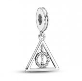 Bileklik ve Kolye İçin Harry Potter Ölüm Yadigarları Sallantılı Gümüş Kaplama Charm - 1