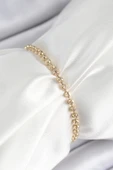 Xuping Pirinç Dorika Model Gold Renk Kadın Bileklik thumbnail 1