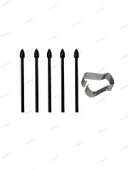 Samsung Galaxy Tab S10 Plus / Tab S10 Ultra S Pen Kalem Ucu (5 Adet) Siyah - 1