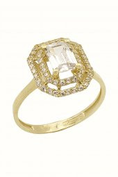 Cigold Taşlı Yüzük 14 Ayar Altın 2.70 Gr OA-K11601027084 - 1