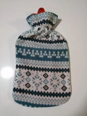 Polarlı Sağlam Ve Dayanıklı Sıcak Su Torbası Peluşlu 2LT Termofor Isıtıcı Kompres thumbnail 1