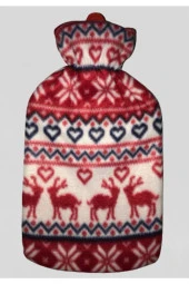 Polarlı Sağlam Ve Dayanıklı Sıcak Su Torbası Peluşlu 2LT Termofor Isıtıcı Kompres thumbnail 2