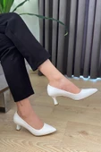Kadın Sity Beyaz 6 cm İnce Topuklu Stiletto - 2