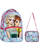 Little Princess Mavi İlkokul Sırt Çantası + Beslenme Çantası (2312) - 1