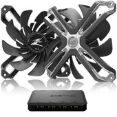 ZALMAN ZM-SF120A3 Biyomimetikli 3 X120mm Fanı thumbnail 4