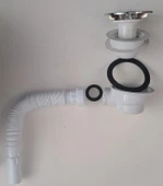 KROM DUŞ TROBLENİ 120 LİK TASLI KÖRÜKLÜ Ø 32 LİK ÇIKIŞLI ( ASET ) thumbnail 4