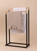 The Mia Metal Havlu Askılığı Siyah GLV0762 thumbnail 2