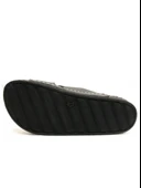 Apella Siyah Tek Tokalı Çapraz Bant Anatomik Comfort Kadın Terlik thumbnail 5