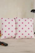 LaLiva Çocuk Yastık Kılıfı - 50x70 cm ölçülerinde- 2 adet -Pembe thumbnail 1