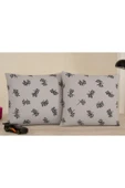LaLiva Çocuk Yastık Kılıfı - 50x70 cm ölçülerinde- 2 adet -Gri thumbnail 2