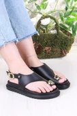 Fort 099-108 Fls Toka Detaylı Parmak Arası Kadın Sandalet thumbnail 1